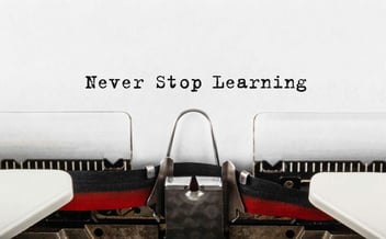 Never stop learning